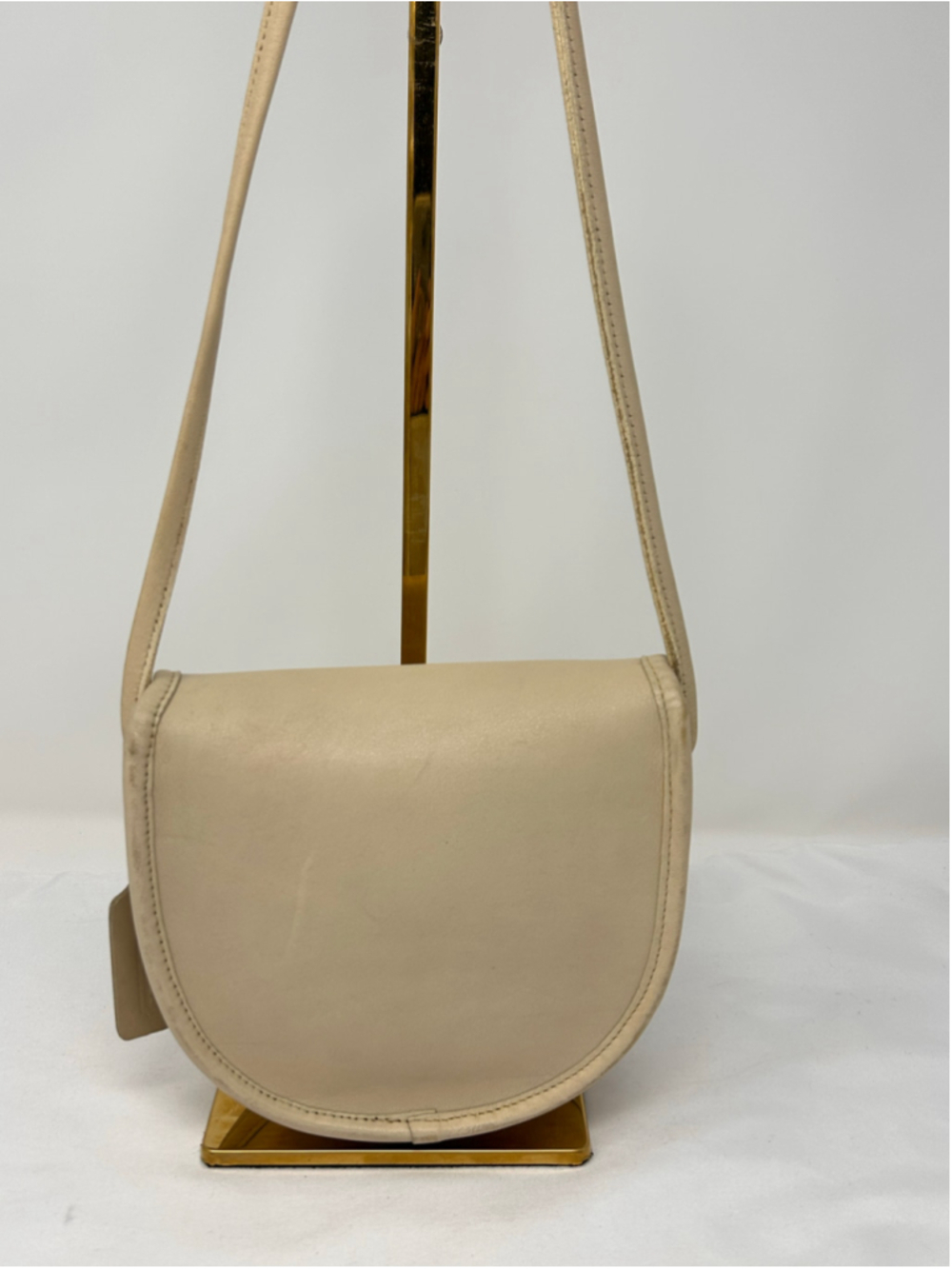 Vintage Coach Watson 9981 Bone Leather Crossbody Bag USA 90s - Picture 3 of 12